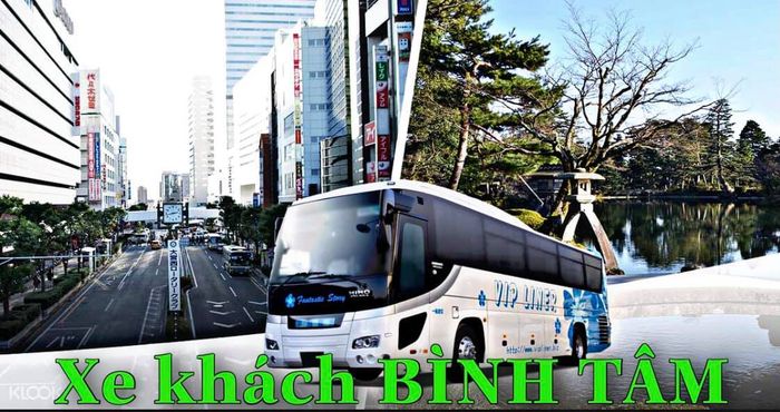 Hình ảnh nội thất sang trọng trên xe CLC Bình Tâm
