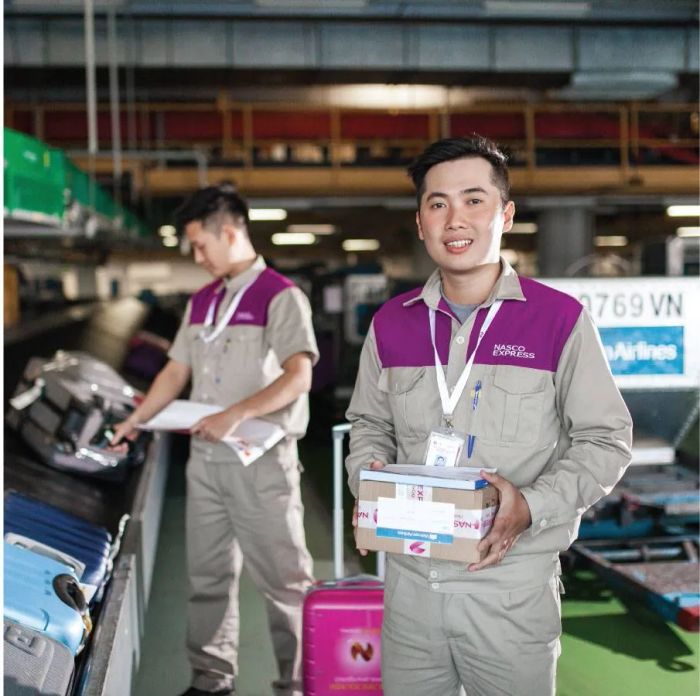 Hình ảnh hệ thống kho bãi hiện đại của Nasco Express - Ảnh 3 minh họa quy trình chuẩn quốc tế