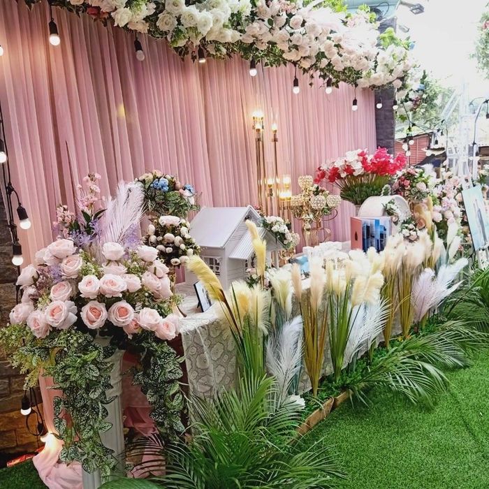 Không gian tiệc cưới lãng mạn bởi Huy Cận Event