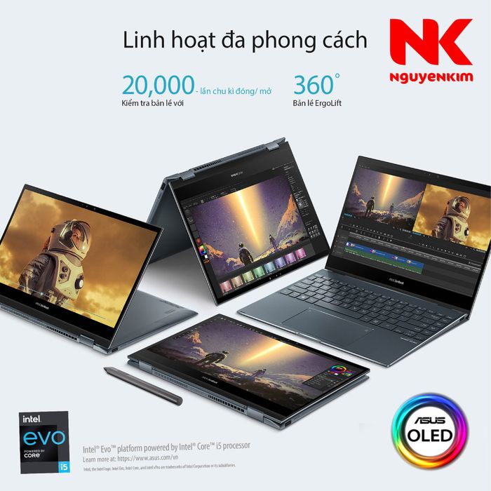 Không gian trưng bày hiện đại tại siêu thị Nguyễn Kim