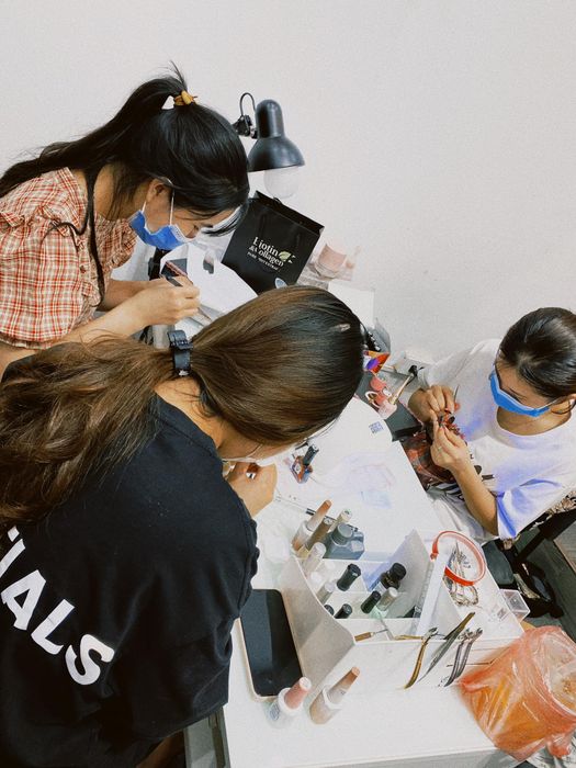 Không gian học tập tại Hà Anh Nail