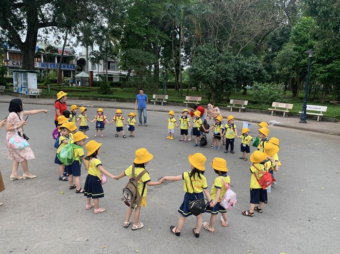 Hình ảnh không gian học tập lý tưởng tại Trường Mầm Non Hoa Ban Trắng