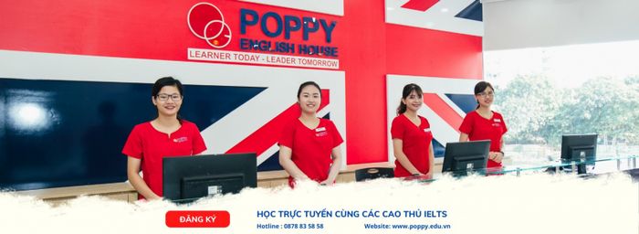 Hình ảnh lớp học chất lượng tại Poppy English House