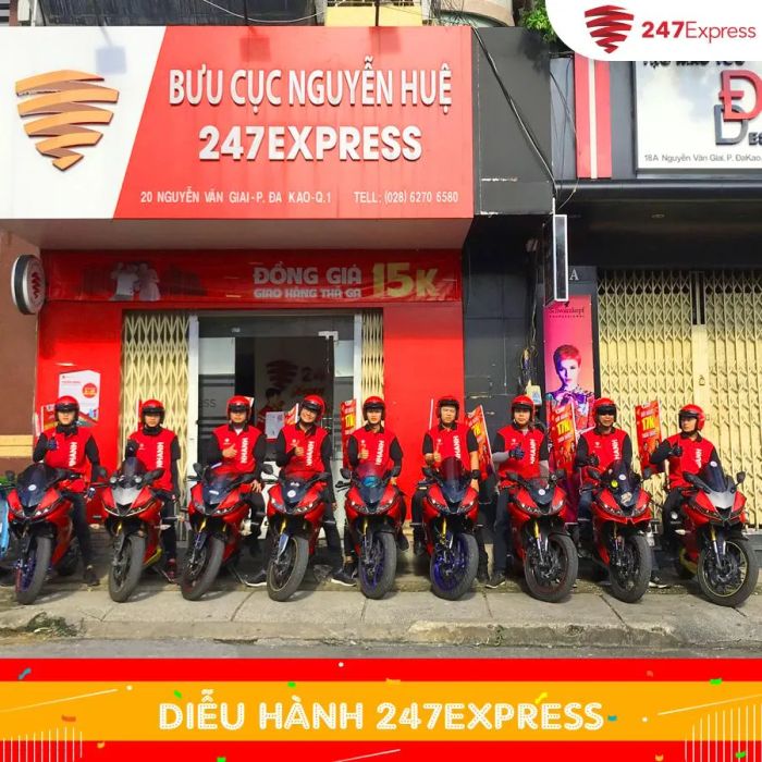 Hình ảnh trung tâm phân phối hiện đại 247Express - Ảnh 2 minh họa hệ thống logistics chuyên nghiệp