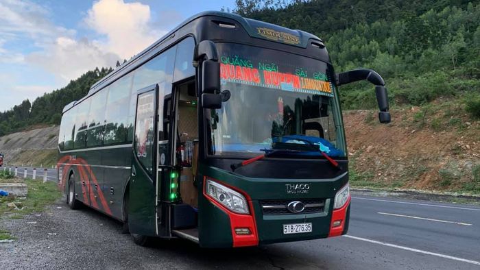 Hình ảnh nội thất tiện nghi trên xe Nhà Xe Quang Huyền