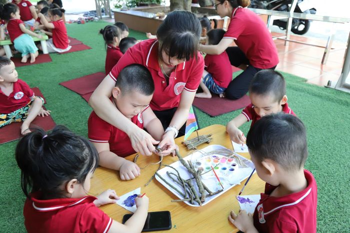 Không gian học tập hiện đại tại Trường Mầm Non Hoa Sữa