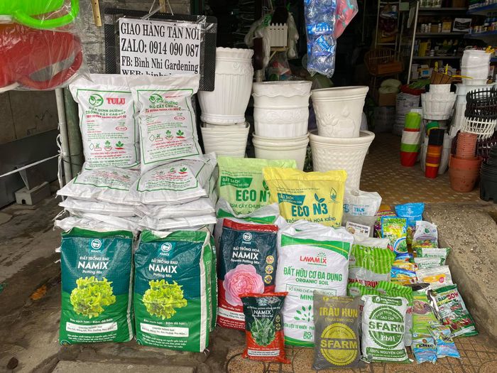 Không gian xanh mát tại Bình Nhi Gardening
