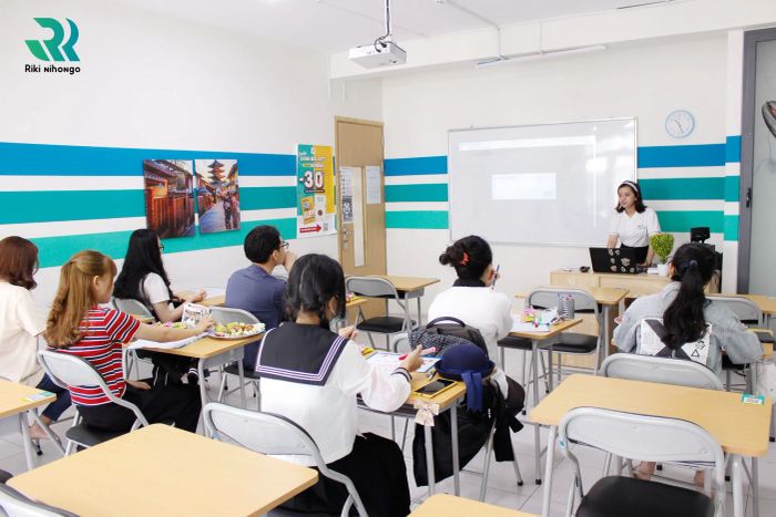 Không gian học tập hiện đại tại Riki Nihongo
