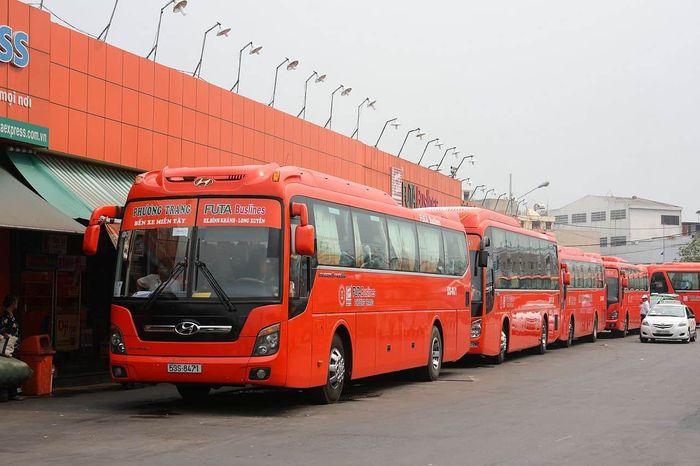 Không gian nội thất sang trọng trên xe Phương Trang