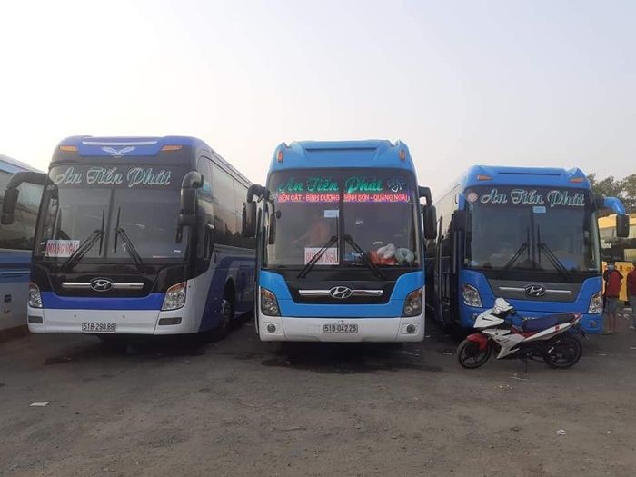 Hình ảnh đội xe hiện đại An Tiến Phát