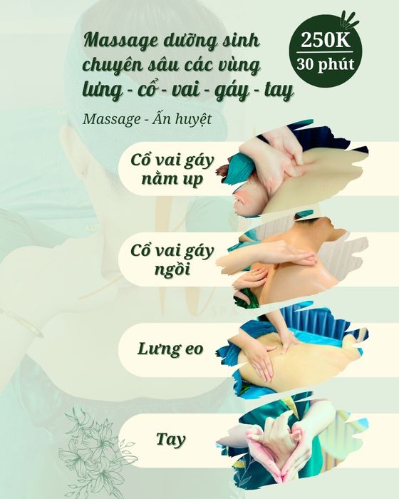 Hình ảnh thực tế liệu trình massage dưỡng sinh đa vùng