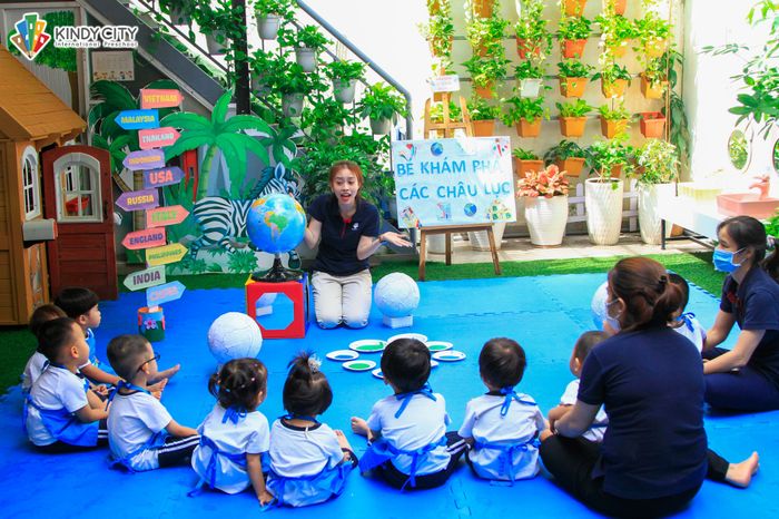 Hoạt động ngoại khóa sôi động tại Kindy City