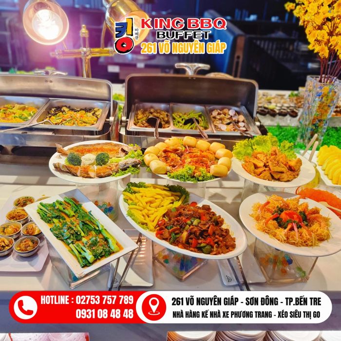 Không gian ẩm thực đẳng cấp tại King BBQ Bến Tre