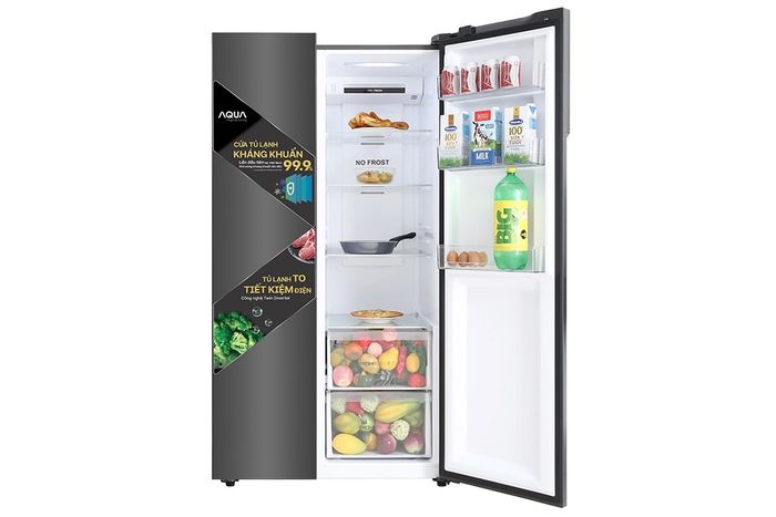 Hình ảnh tủ lạnh Aqua góc nhìn đa chiều
