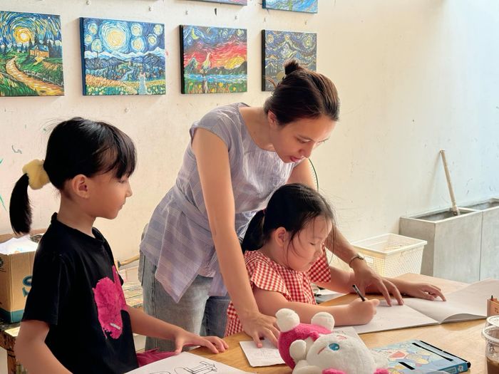 Các tác phẩm nghệ thuật độc đáo của học viên Rainbow Art