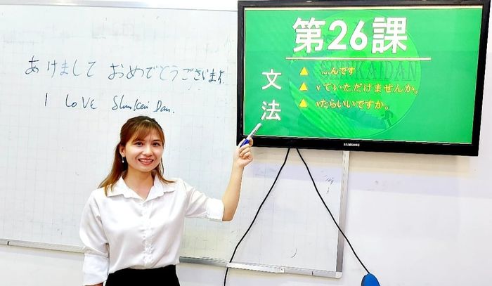 Hình ảnh lớp học tại Nhật Ngữ Shinkaidan