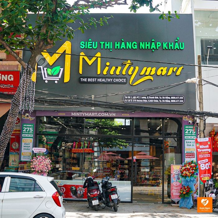Không gian mua sắm hiện đại tại Minty Mart Đà Nẵng