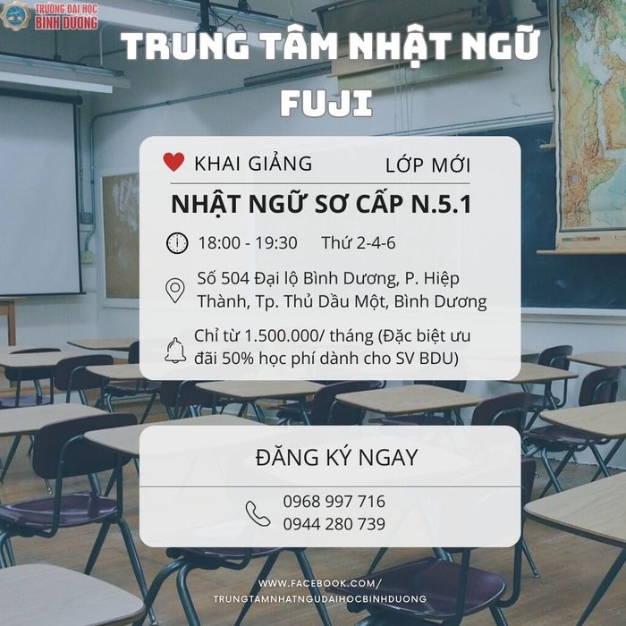 Góc nhìn chân thực về môi trường học tập tại Nhật Ngữ Fuji - Đại học Bình Dương