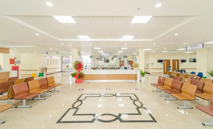 Không gian hiện đại tại Bệnh viện Đa khoa Tâm Anh