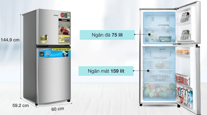 Hình ảnh tủ lạnh Panasonic phiên bản mới nhất 2023