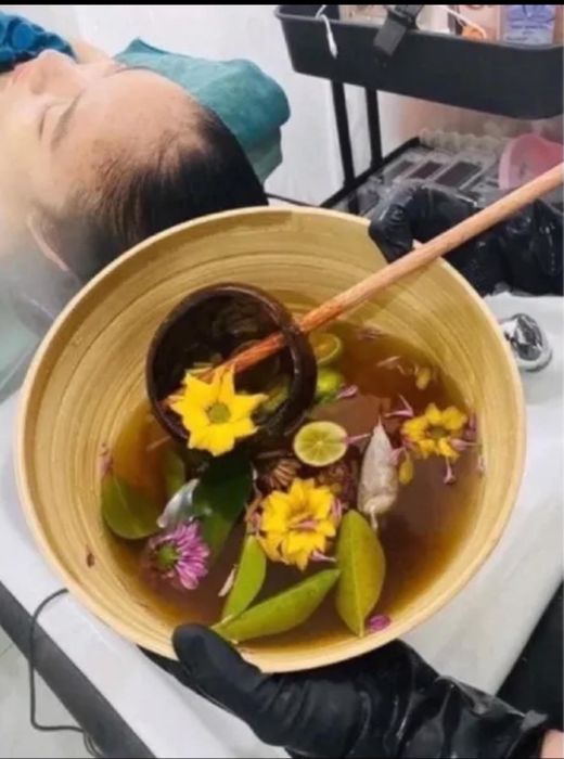 Hệ thống phòng gội đầu dưỡng sinh tiêu chuẩn tại Thẩm Mỹ Huỳnh Hương