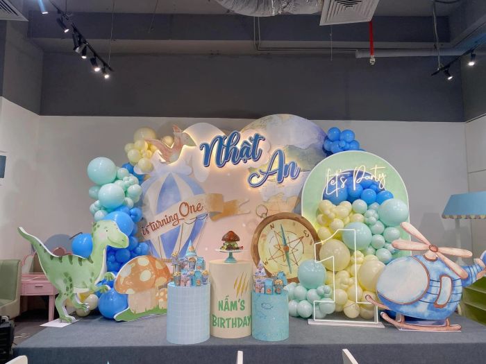 Không gian tiệc sinh nhật ấn tượng tại Cuaparty & Decor