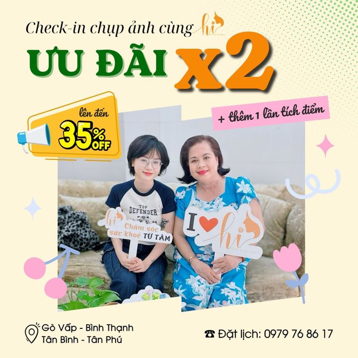 Các chương trình khuyến mãi hấp dẫn tại Hi Spa