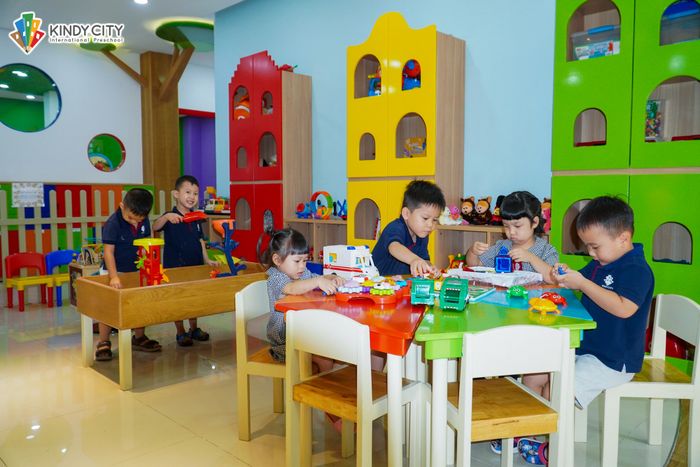 Không gian học tập hiện đại tại Kindy City