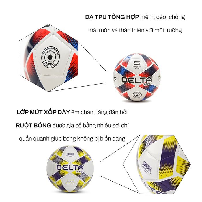 Bóng Đá DELTA 6699-5M - Thiết kế ấn tượng