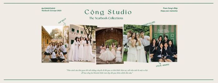 Cộng Studio – Chụp ảnh kỷ yếu đẹp, uy tín và trọn gói. Đến với chúng tôi, bạn sẽ được trải nghiệm dịch vụ chất lượng với đội ngũ nhân viên chuyên nghiệp và những concept chụp ảnh độc đáo, sáng tạo. Hãy để Cộng Studio giúp bạn ghi lại những khoảnh khắc thanh xuân đáng nhớ trong đời.