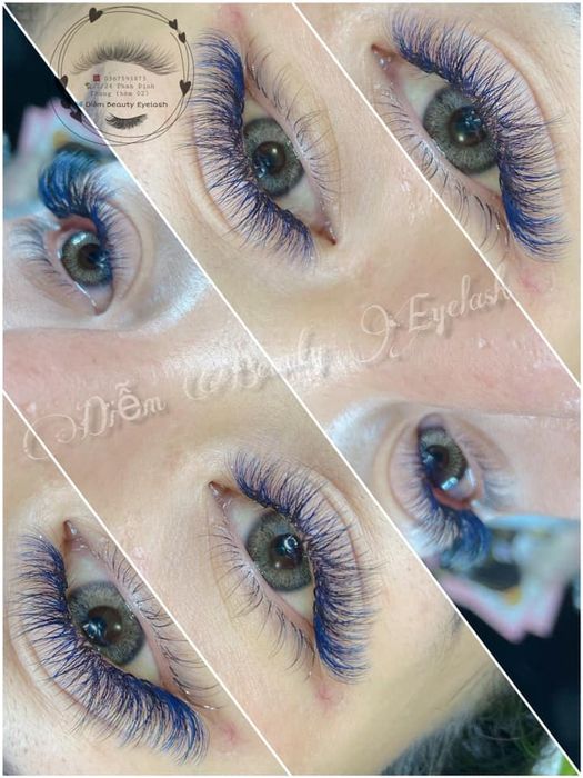 Tác phẩm nối mi nghệ thuật tại Diễm Beauty & Eyelash