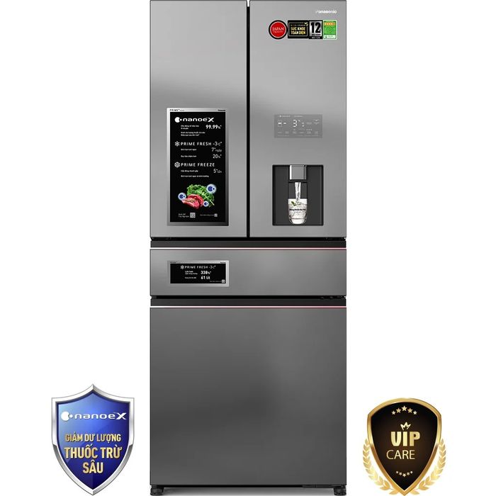 Hình ảnh tủ lạnh Panasonic góc nhìn đa chiều