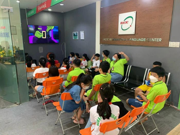 Hình ảnh minh họa lớp học Anh ngữ Thiếu Nhi (Nguồn: HACIC Education System)