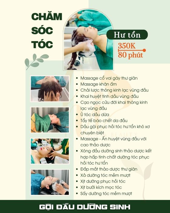 Phục hồi tóc hư tổn - Tái sinh mái tóc óng mượt