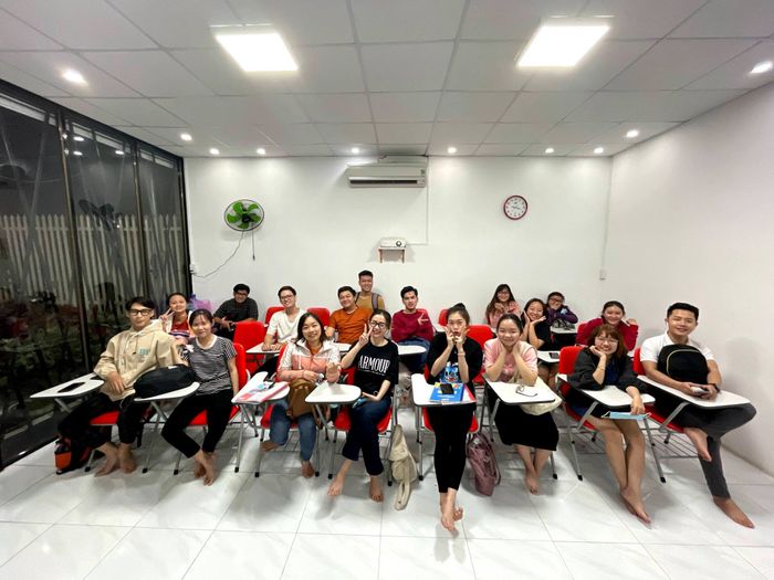 Hình ảnh không gian học tập truyền cảm hứng tại UP English