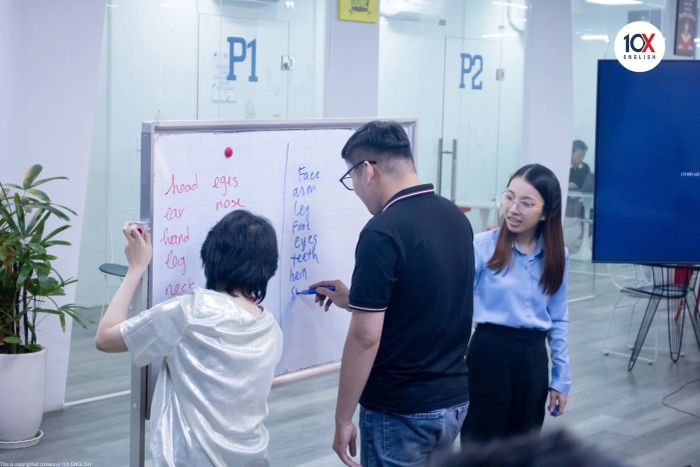 Hình ảnh minh họa lớp luyện thi IELTS tại 10X English