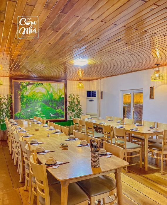 Hình ảnh không gian ấm cúng mang đậm chất đồng quê