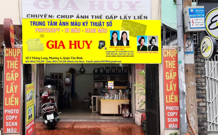Không gian chuyên nghiệp tại Studio Ảnh Số Gia Huy
