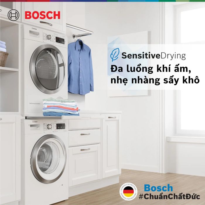 Hình ảnh máy giặt Bosch - Thiết kế Đức chuẩn mực với đường nét tối giản