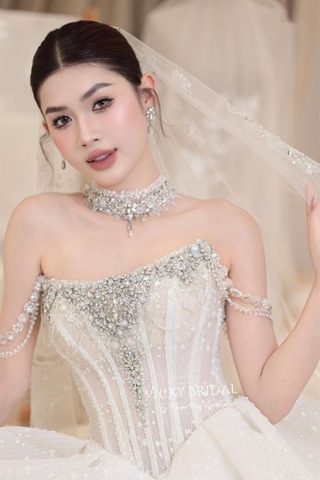 VICKY LEE Bridal ảnh 2 - Vẻ đẹp ngọt ngào tựa tranh vẽ