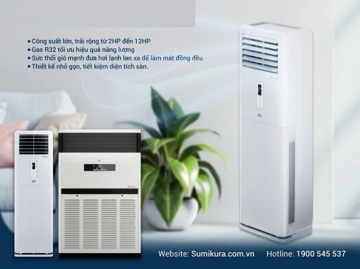 Điều hòa cây Sumikura - Thiết kế tinh tế đa chiều