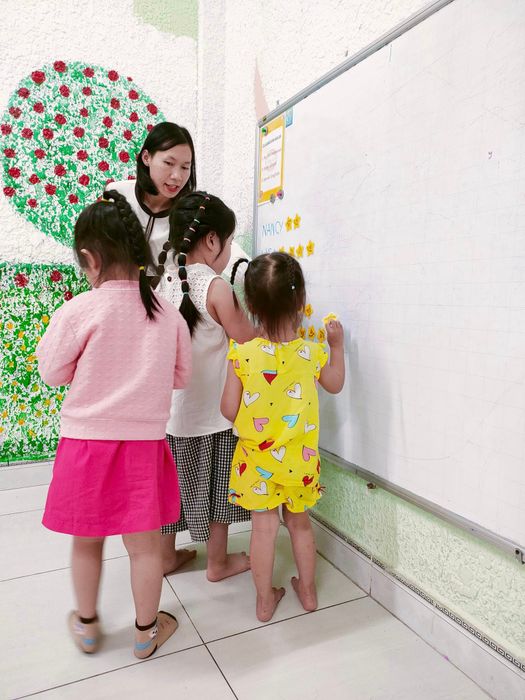 Hình ảnh không gian học tập sáng tạo tại Anh ngữ HELLO KIDS