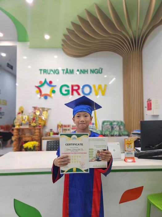 Hình ảnh lớp học sinh động tại Trung Tâm Anh Ngữ Grow