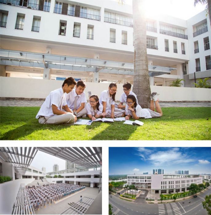 Hình ảnh ấn tượng về kiến trúc hiện đại mang đậm phong cách giáo dục khai phóng của Trường Đinh Thiện Lý