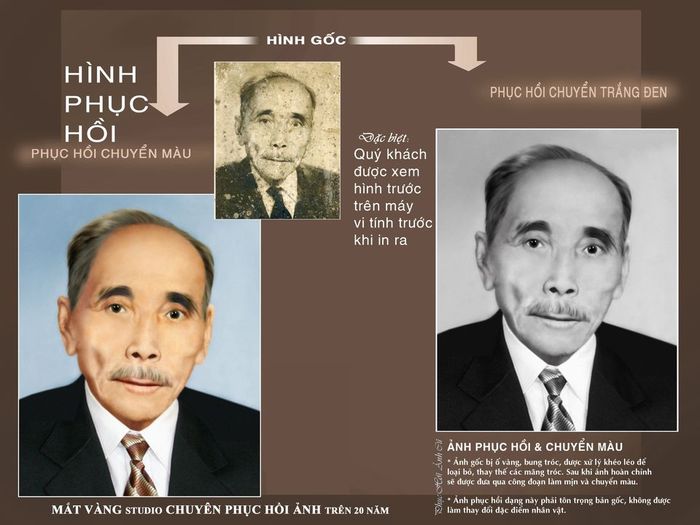 Mắt Vàng Studio - Dịch vụ phục hồi ảnh chuyên nghiệp