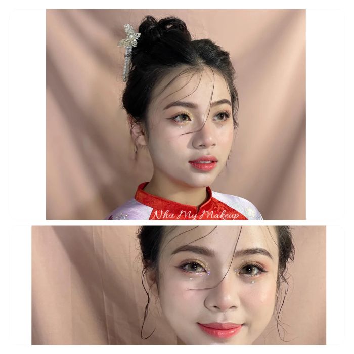 Học viên thực hành tại Như Mỵ Makeup