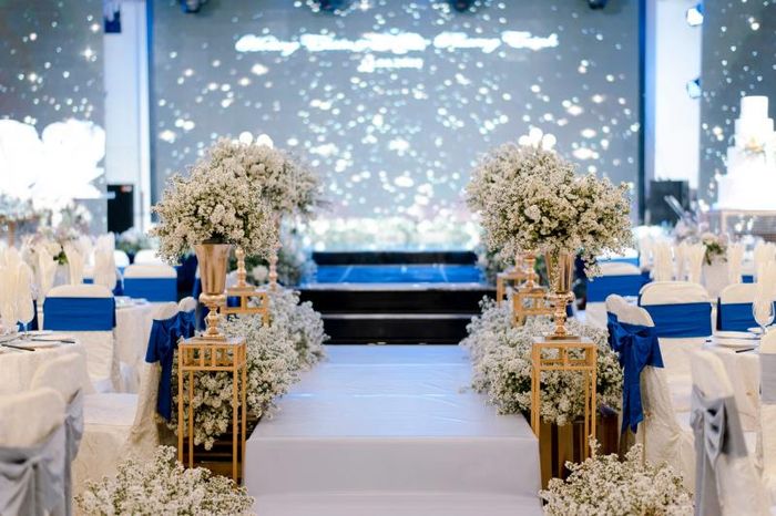 Không gian tiệc cưới thanh lịch tại Thiên Thanh Wedding