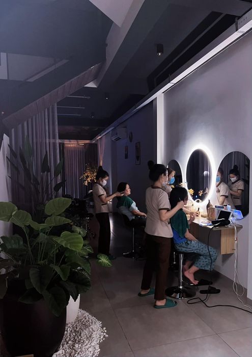 Hình ảnh liệu trình gội đầu chuyên nghiệp tại Mộc Tâm An