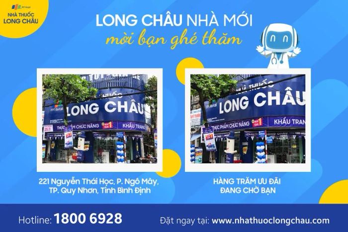 Góc tư vấn chuyên nghiệp tại Nhà thuốc Long Châu