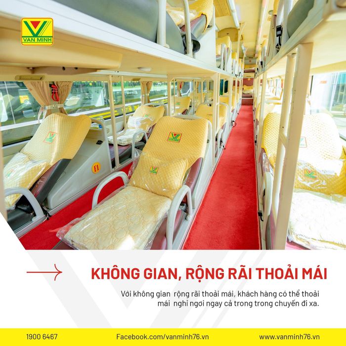 Hình ảnh đội xe hiện đại của nhà xe Văn Minh